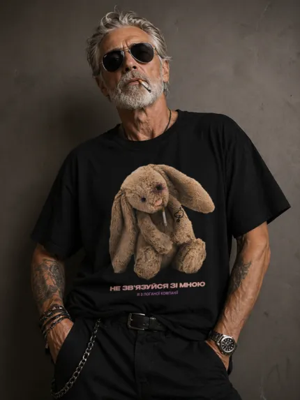 Bad bunny oversize (черная)