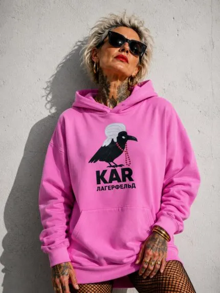 Худи KAR pink унисекс